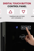 Koolatron 6 Bottle Wine Cooler, Black, Thermoelectric Wine Fridge, 0.65 cu. ft. (16L), Freestanding Wine Cellar, Red, White and Sparkling Wine Storage for Small Kitchen, Apartment, Condo, RV - with | Sold by Uncle Wiener's Wholesale