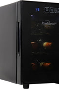 Koolatron 6 Bottle Wine Cooler, Black, Thermoelectric Wine Fridge, 0.65 cu. ft. (16L), Freestanding Wine Cellar, Red, White and Sparkling Wine Storage for Small Kitchen, Apartment, Condo, RV - with | Sold by Uncle Wiener's Wholesale