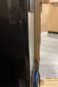 Koolatron Wine Fridge - Wine Cooler, 18 Bottle Wine Cabinet for Champagne, Red & White Wine, Dual Zone Thermoelectric Freestanding Cellar For Bar, Home, Kitchen, Double Paned Glass Door, (53L). Has some damaged on the back side - with Black 18 Bottle | Sold by Uncle Wiener's Wholesale