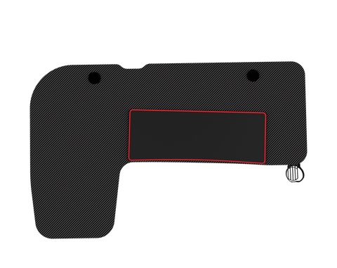 L - Shape Carbon Fiber Gaming Desk – Corner Computer Desk with Accessories HL1610 - with Left Side Configuration | Sold by Uncle Wiener's Wholesale