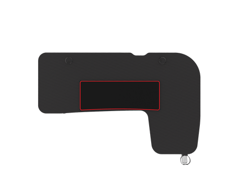 L - Shape Carbon Fiber Gaming Desk – Corner Computer Desk with Accessories HL1610 - with Left Side Configuration | Sold by Uncle Wiener's Wholesale