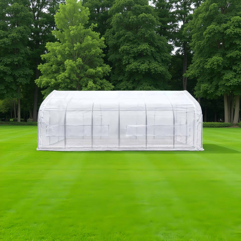 Large 20x30x10 FT & 20x20x10 FT Walk - In Metal Frame Tunnel Greenhouse for Gardening - with 20X30X10 FT | Sold by Uncle Wiener's Wholesale