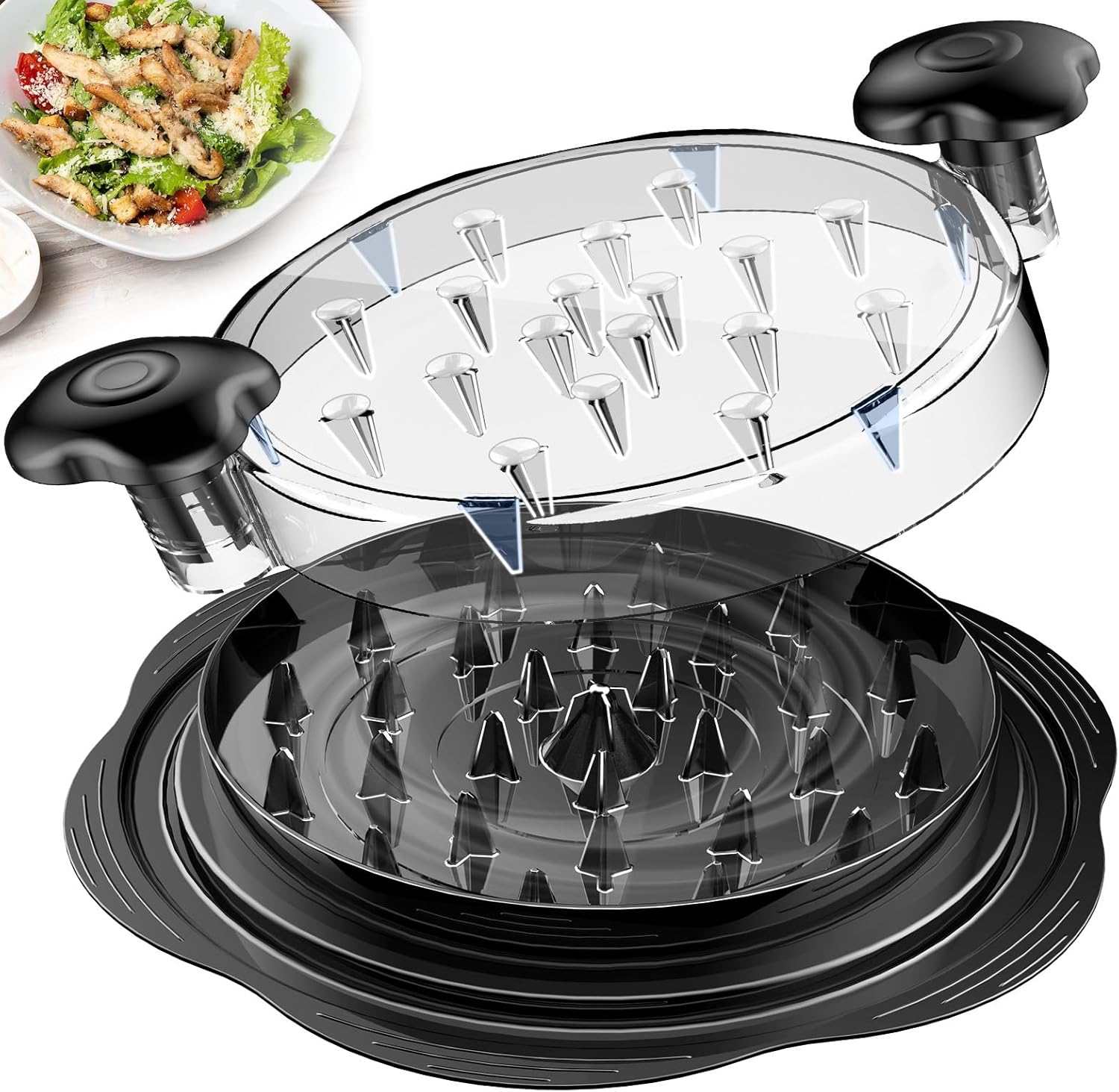 Large Chicken Shredder Tool Twist Manual Meat Shredder for Chicken Breast CS1122 - with | Sold by Uncle Wiener's Wholesale