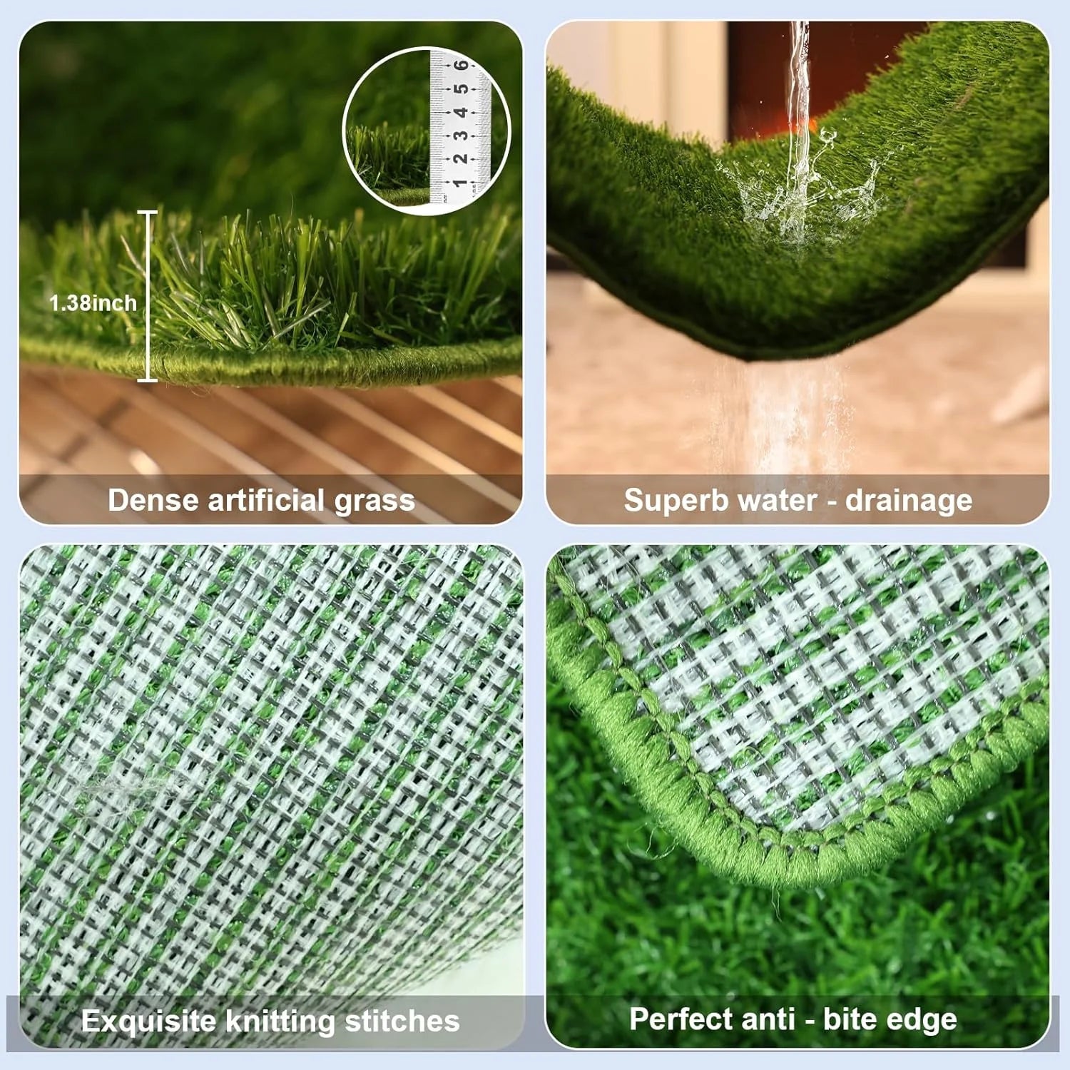 Large Dog Grass Pad Potty Tray 28x20 – Indoor Outdoor Puppy Toilet Training System DOGGPT - with | Sold by Uncle Wiener's Wholesale