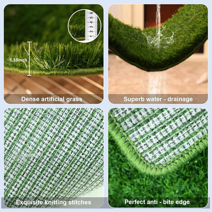 Large Dog Grass Pad Potty Tray 28x20 – Indoor Outdoor Puppy Toilet Training System DOGGPT - with | Sold by Uncle Wiener's Wholesale