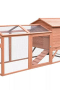 Large Outdoor Wooden Chicken Coop with Wheels TY001 - with | Sold by Uncle Wiener's Wholesale