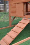 Large Outdoor Wooden Chicken Coop with Wheels TY001 - with | Sold by Uncle Wiener's Wholesale