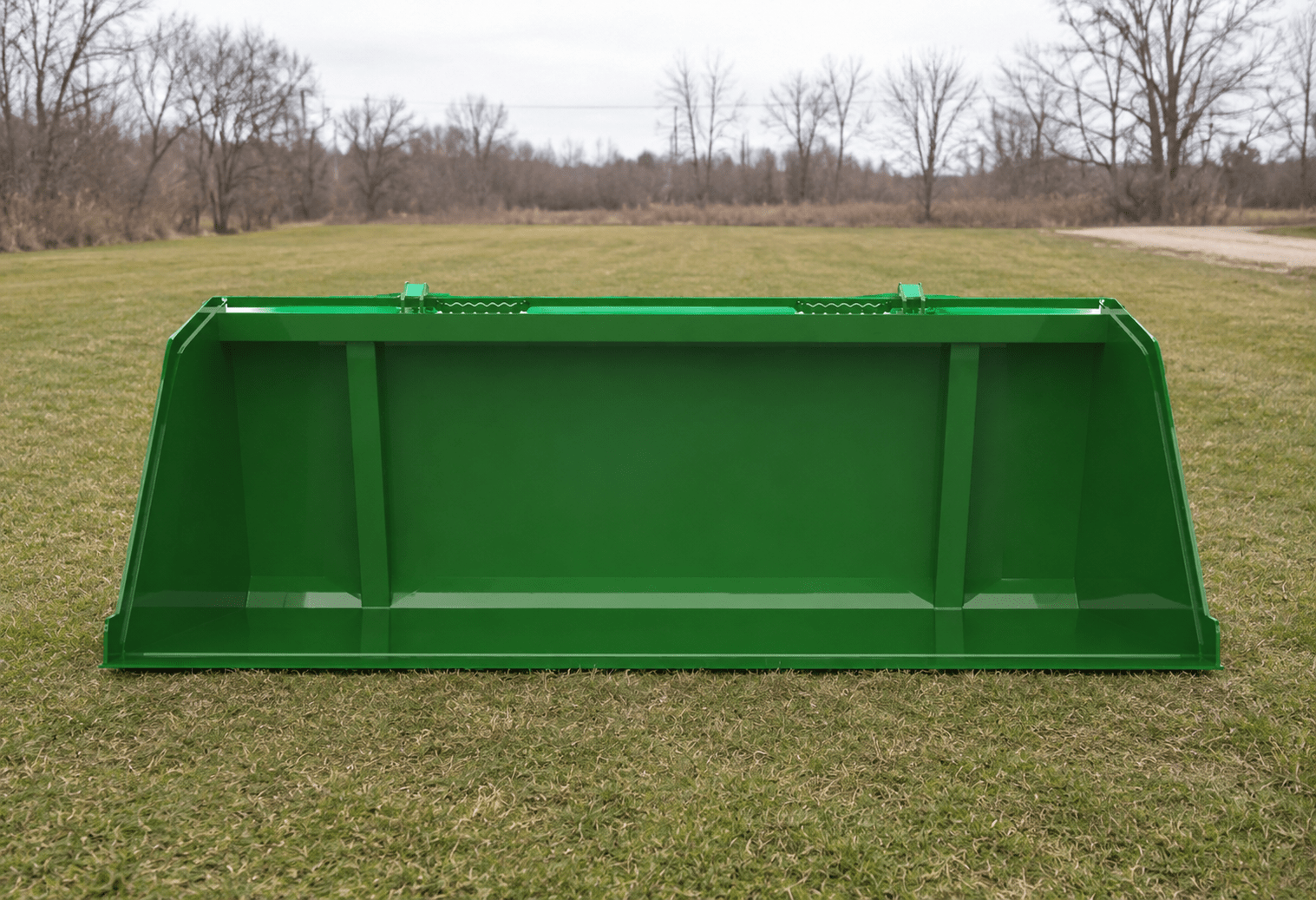 Large Volume 72"– 96" Snow & Mulch Bucket for John Deere Tractor – Heavy - Duty Loader Attachment - Tractor Attachments with 72" | Sold by Uncle Wiener's Wholesale