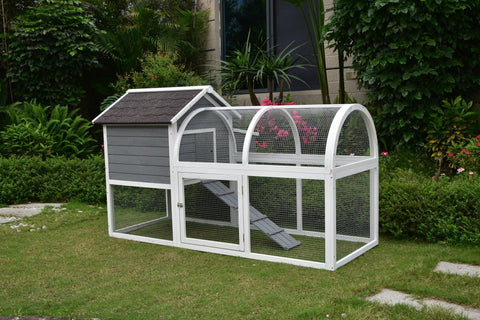 Large Walk - In Wooden Chicken Coop – Durable Outdoor Hen House P0798 - with | Sold by Uncle Wiener's Wholesale