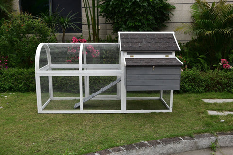 Large Walk - In Wooden Chicken Coop – Durable Outdoor Hen House P0798 - with | Sold by Uncle Wiener's Wholesale