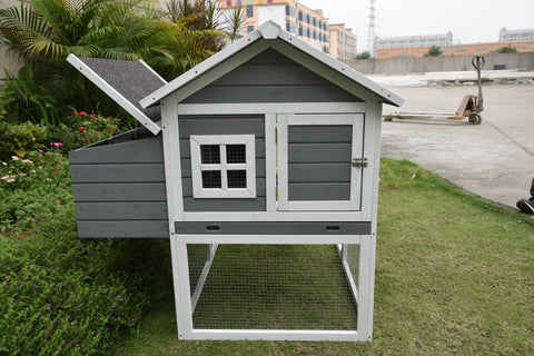 Large Walk - In Wooden Chicken Coop – Durable Outdoor Hen House P0798 - with | Sold by Uncle Wiener's Wholesale