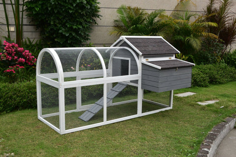 Large Walk - In Wooden Chicken Coop – Durable Outdoor Hen House P0798 - with | Sold by Uncle Wiener's Wholesale