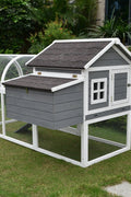 Large Walk - In Wooden Chicken Coop – Durable Outdoor Hen House P0798 - with | Sold by Uncle Wiener's Wholesale