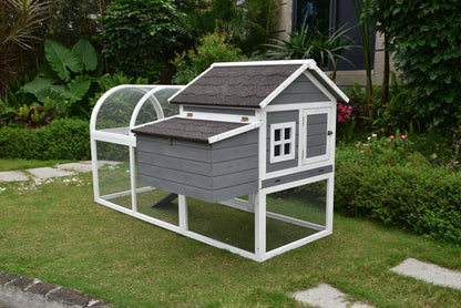 Large Walk - In Wooden Chicken Coop – Durable Outdoor Hen House P0798 - with | Sold by Uncle Wiener's Wholesale