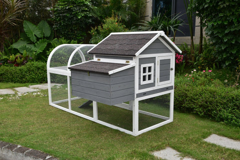Large Walk - In Wooden Chicken Coop – Durable Outdoor Hen House P0798 - with | Sold by Uncle Wiener's Wholesale
