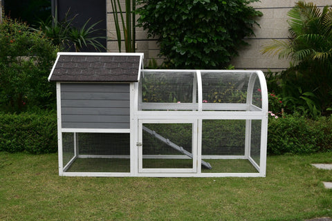 Large Walk - In Wooden Chicken Coop – Durable Outdoor Hen House P0798 - with | Sold by Uncle Wiener's Wholesale