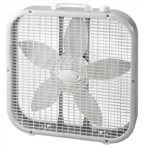 Lasko 21 - 3/4 in. H X 20 in. D 3 speed Box Fan - with 4.6 in x 20.5 in x 21.6 in | Sold by Uncle Wiener's Wholesale