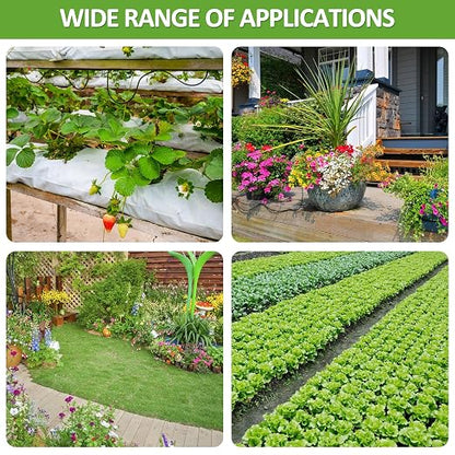 LasTool 164FT Drip Irrigation Kit – 50M Automatic Garden Watering System with 1/4" Tubing, Adjustable Drip Emitters & Mist Sprayer Nozzles - Garden & Landscaping with | Sold by Uncle Wiener's Wholesale