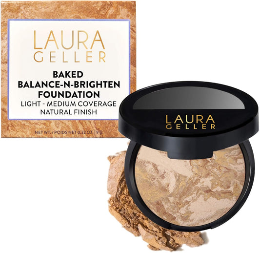Laura Geller New York Baked Balance-n-Brighten Color Correcting Powder Foundation – Buildable Matte Finish - Home products with | Sold by Uncle Wiener's Wholesale