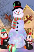 LED Christmas Yard Inflatables – Outdoor Holiday Decoration Blow - Ups - Christmas Inflatable Yard Decorations (LED, Outdoor Use) with 8 FT Inflatable LED Santa Claus | Sold by Uncle Wiener's Wholesale
