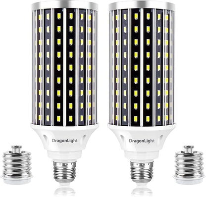 LED Corn Light Bulb E26 – 2 Pack High Output Garage & Shop Light (160W / 200W Options) - with 50W 2 Pack | Sold by Uncle Wiener's Wholesale
