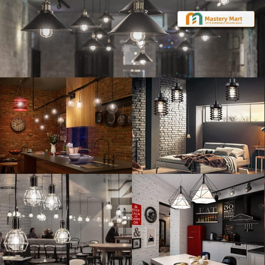 LED Edison Bulbs 10 - Pack – ST19/ST58 5.5W 2700K E26 Filament Bulbs – JXED10 - with | Sold by Uncle Wiener's Wholesale