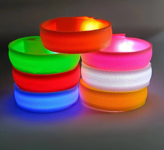 LED Flashing Wristbands – Multicolor Light - Up Bands 2 - Pack – JXWB24 - with | Sold by Uncle Wiener's Wholesale