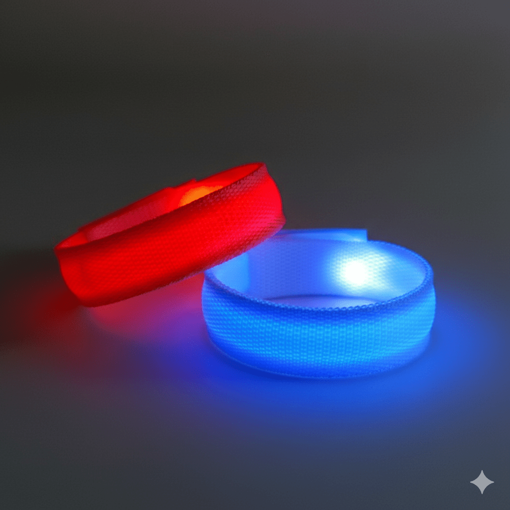 LED Flashing Wristbands – Multicolor Light - Up Bands 2 - Pack – JXWB24 - with | Sold by Uncle Wiener's Wholesale