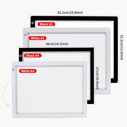 LED Light Pad for Tracing & Drawing with Foldable Stand – 8000 Lux Ultra-Thin Light Box Kit - Toys with | Sold by Uncle Wiener's Wholesale