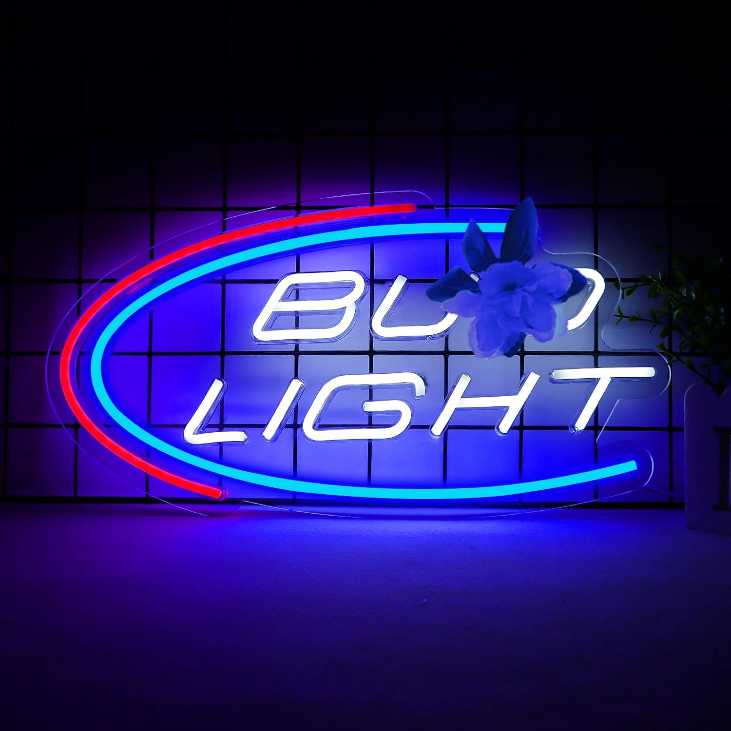 LED Neon Gaming Wall Light Signs – Mario, Hello Kitty, Kirby, Arcade & Gamer Controller Room Decor - General Equipment with Bud Light Style LED Neon Sign 41×22cm (16.1″×8.7″) | Sold by Uncle Wiener's Wholesale