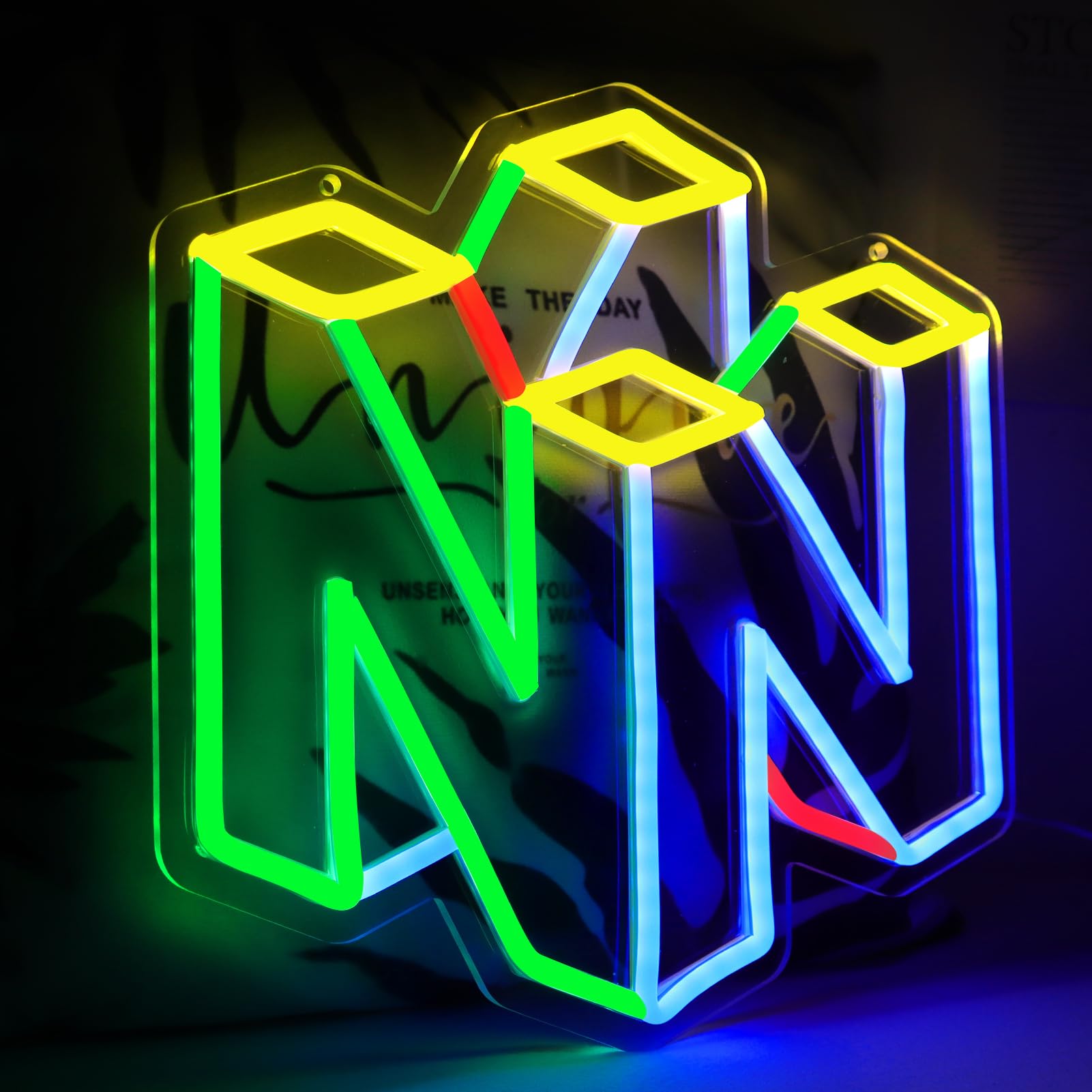 LED Neon Gaming Wall Light Signs – Mario, Hello Kitty, Kirby, Arcade & Gamer Controller Room Decor - General Equipment with Montreal Canadiens LED Neon Sign 40x27.6cm (15.7