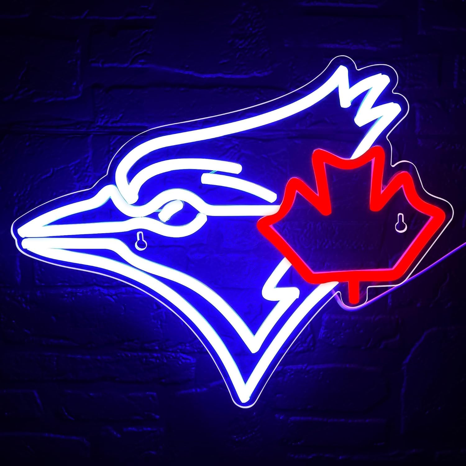 LED Neon Gaming Wall Light Signs – Mario, Hello Kitty, Kirby, Arcade & Gamer Controller Room Decor - General Equipment with Toronto Blue Jays LED Neon Sign 35x28cm (13.8