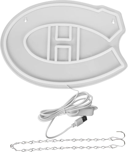 LED Neon Gaming Wall Light Signs – Mario, Hello Kitty, Kirby, Arcade & Gamer Controller Room Decor - General Equipment with Montreal Canadiens LED Neon Sign 40x27.6cm (15.7"x10.9") | Sold by Uncle Wiener's Wholesale