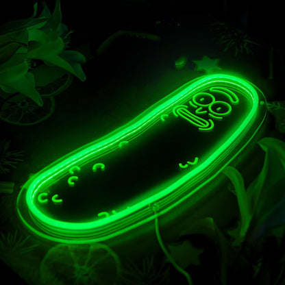 LED Neon Gaming Wall Light Signs – Mario, Hello Kitty, Kirby, Arcade & Gamer Controller Room Decor - General Equipment with Pickle LED Neon Sign 15.3×41cm (6″×16.1″) | Sold by Uncle Wiener's Wholesale