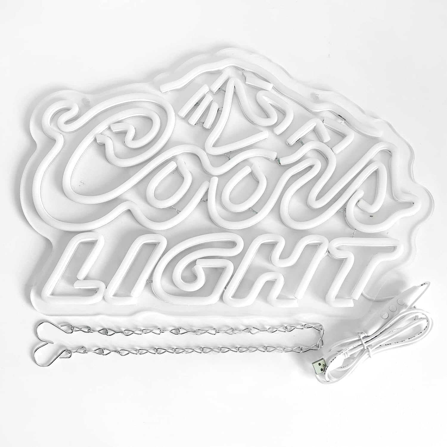 LED Neon Gaming Wall Light Signs – Mario, Hello Kitty, Kirby, Arcade & Gamer Controller Room Decor - General Equipment with Coors Light Style LED Neon Sign 43.2×28cm (17″×11″) | Sold by Uncle Wiener's Wholesale