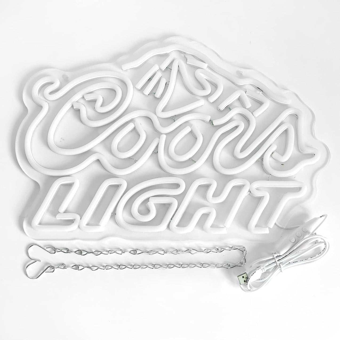 LED Neon Gaming Wall Light Signs – Mario, Hello Kitty, Kirby, Arcade & Gamer Controller Room Decor - General Equipment with Coors Light Style LED Neon Sign 43.2×28cm (17″×11″) | Sold by Uncle Wiener's Wholesale