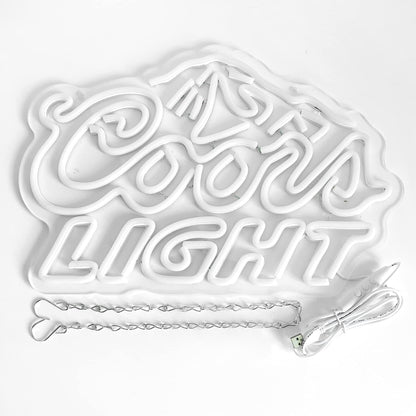 LED Neon Gaming Wall Light Signs – Mario, Hello Kitty, Kirby, Arcade & Gamer Controller Room Decor - General Equipment with Coors Light Style LED Neon Sign 43.2×28cm (17″×11″) | Sold by Uncle Wiener's Wholesale