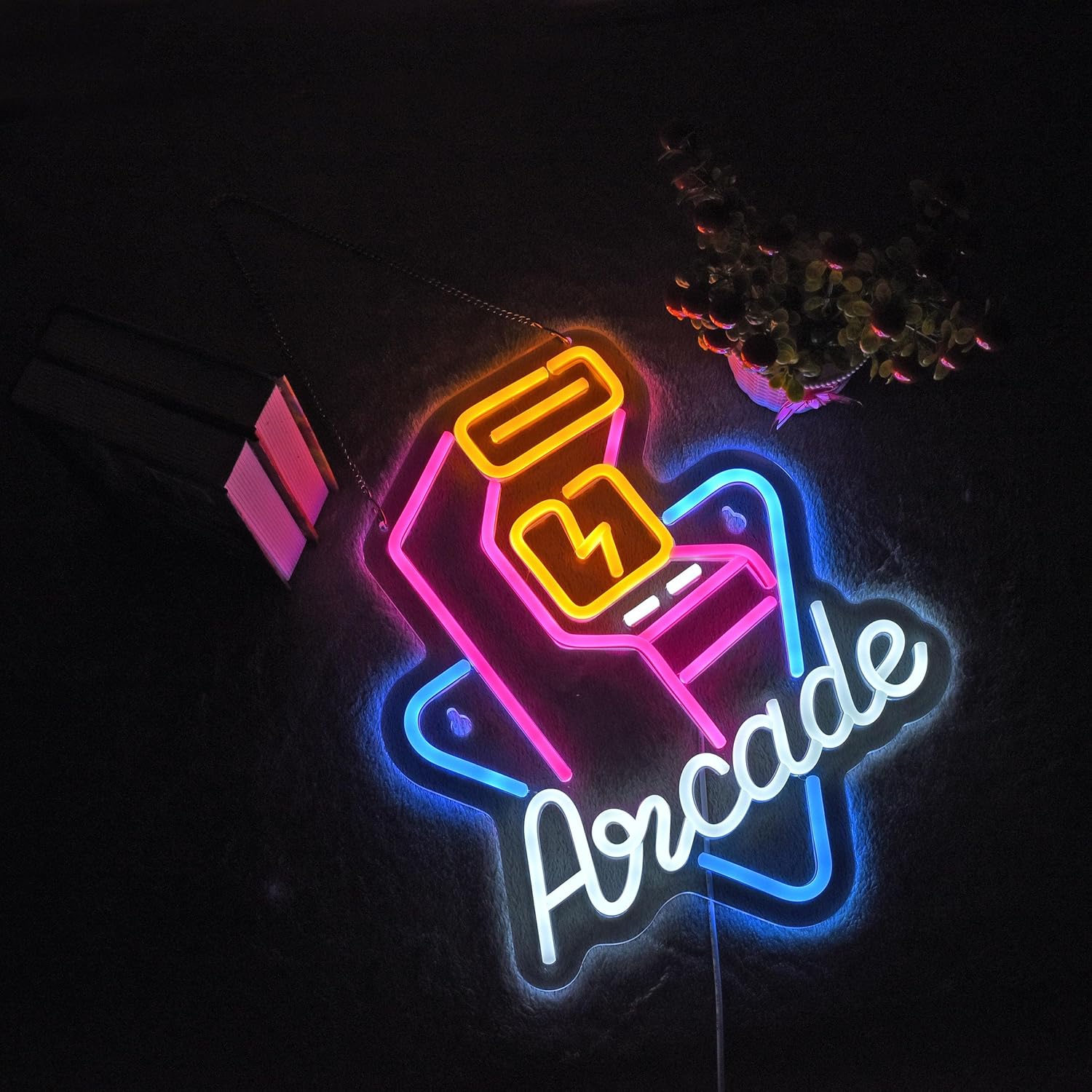 LED Neon Gaming Wall Light Signs – Mario, Hello Kitty, Kirby, Arcade & Gamer Controller Room Decor - General Equipment with Montreal Canadiens LED Neon Sign 40x27.6cm (15.7