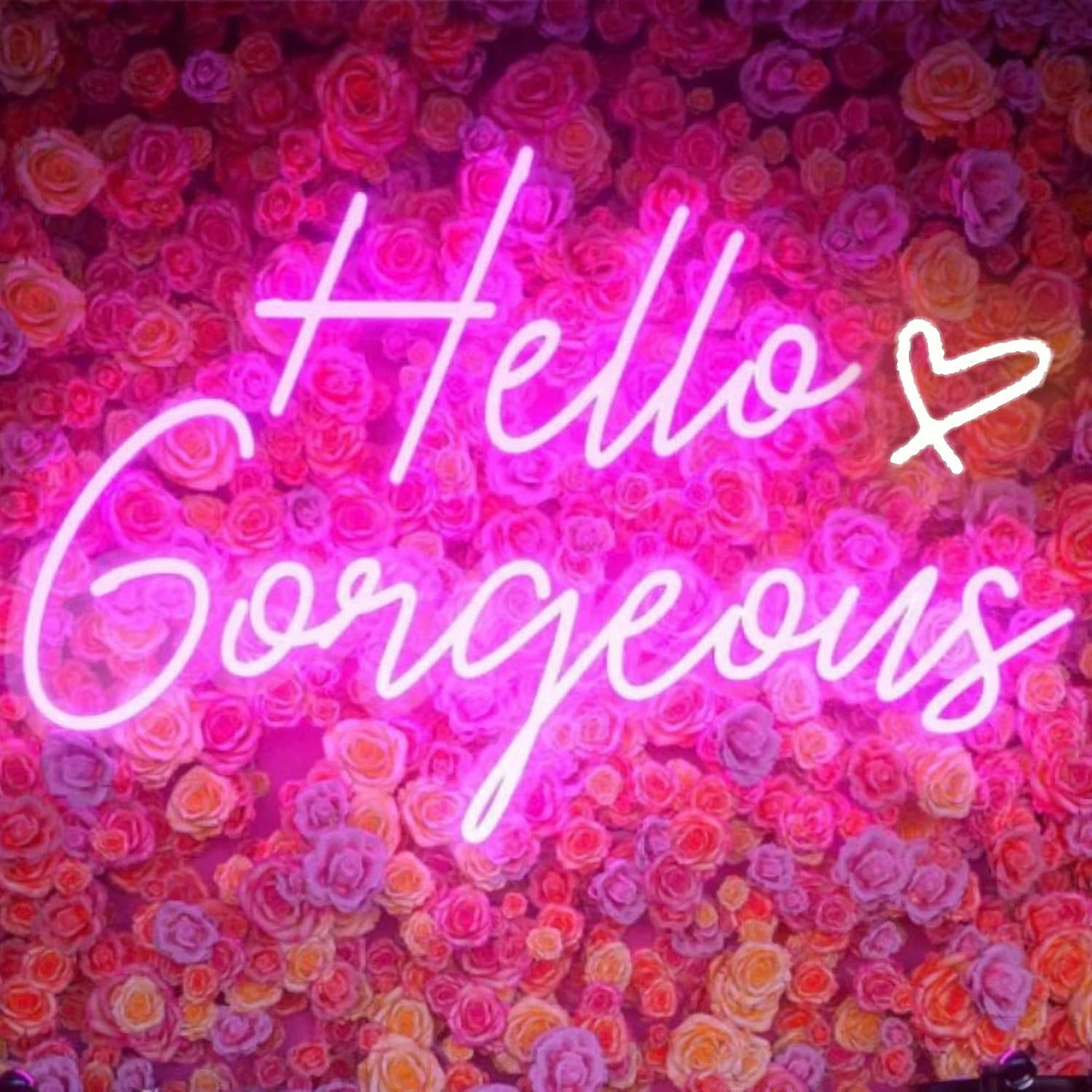 LED Neon Gaming Wall Light Signs – Mario, Hello Kitty, Kirby, Arcade & Gamer Controller Room Decor - General Equipment with Hello Gorgeous LED Neon Sign ~38cm (~15″) | Sold by Uncle Wiener's Wholesale