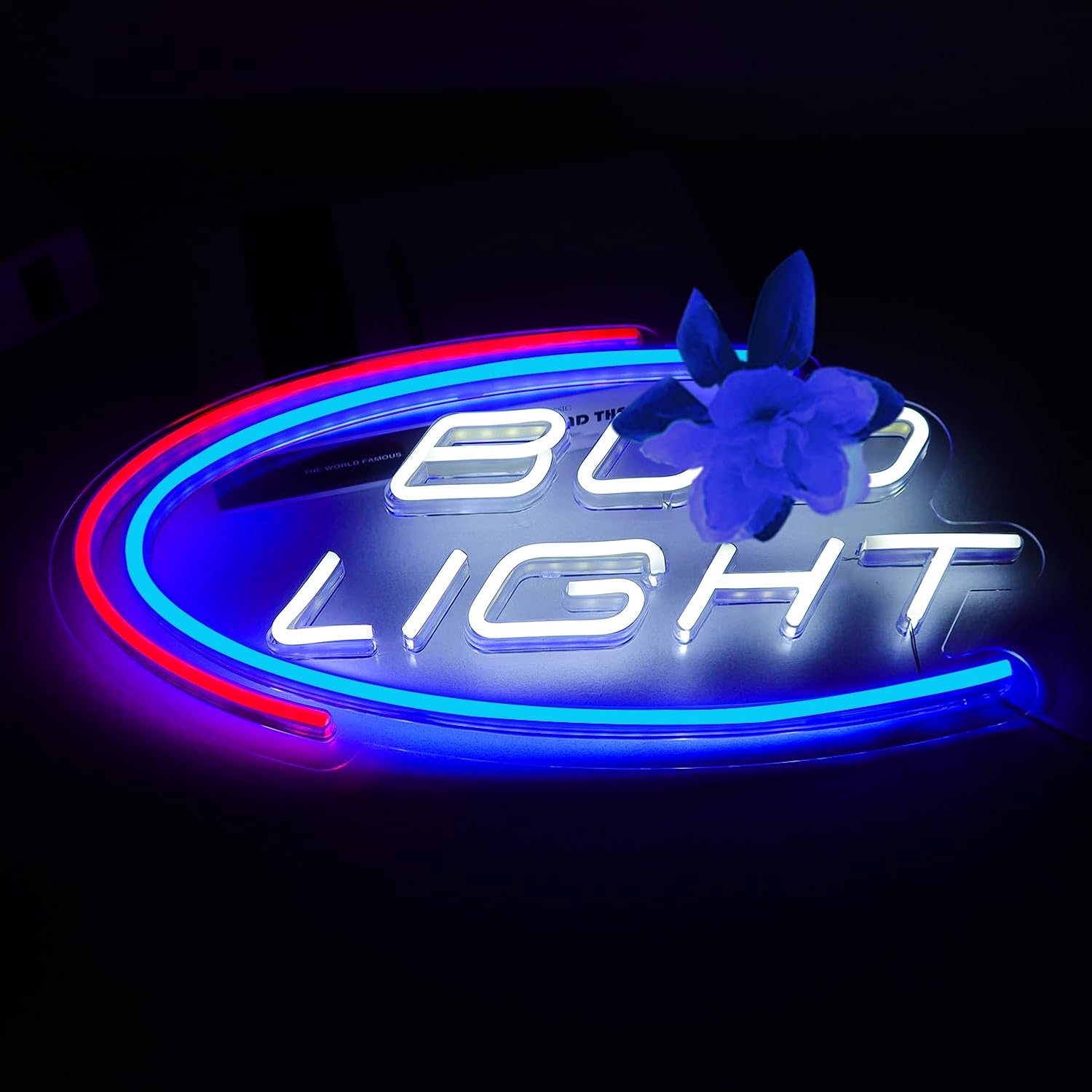 LED Neon Gaming Wall Light Signs – Mario, Hello Kitty, Kirby, Arcade & Gamer Controller Room Decor - General Equipment with Bud Light Style LED Neon Sign 41×22cm (16.1″×8.7″) | Sold by Uncle Wiener's Wholesale