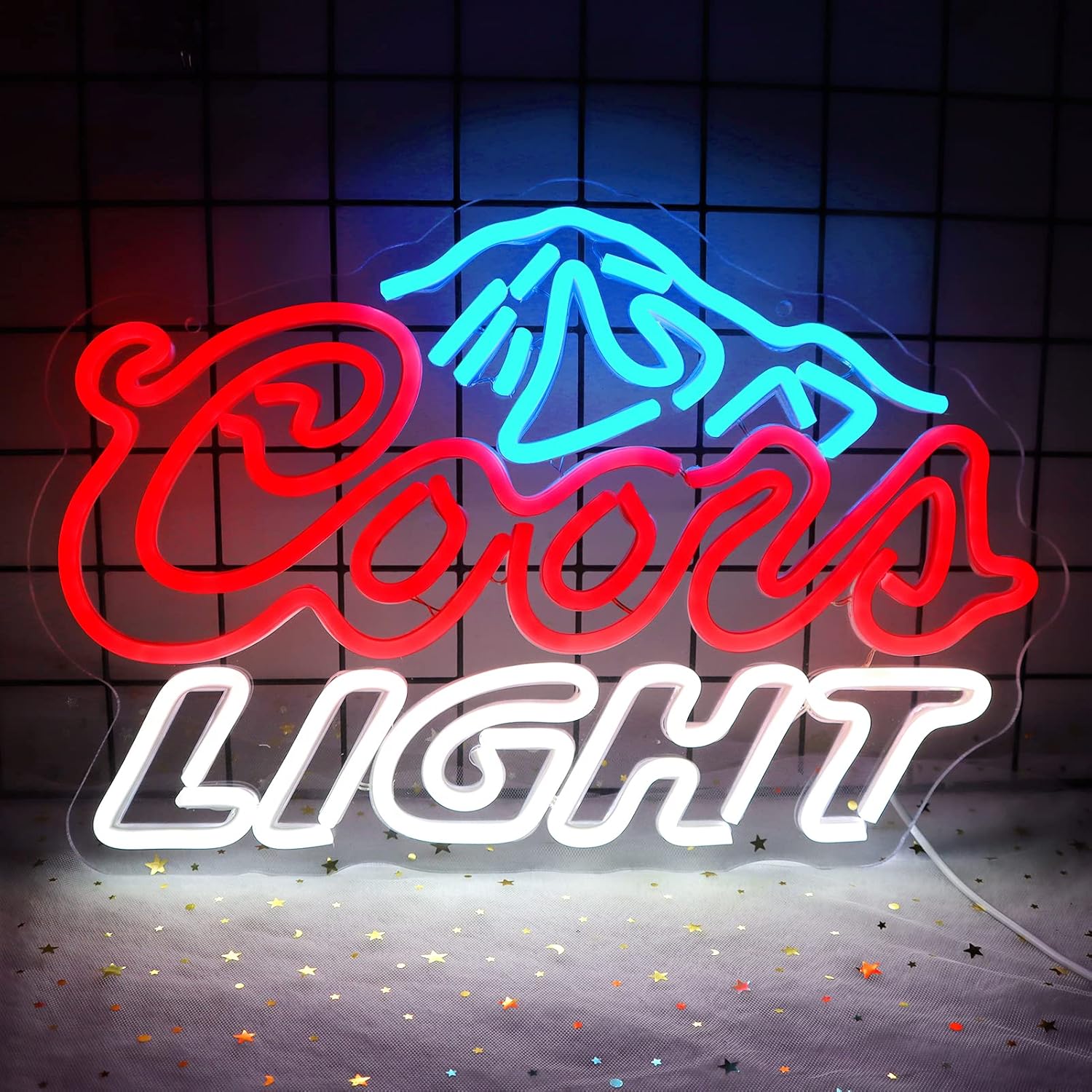LED Neon Gaming Wall Light Signs – Mario, Hello Kitty, Kirby, Arcade & Gamer Controller Room Decor - General Equipment with Coors Light Style LED Neon Sign 43.2×28cm (17″×11″) | Sold by Uncle Wiener's Wholesale
