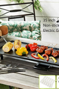 LERUEX Portable Electric Teppanyaki Grill, used - with BLACK | Sold by Uncle Wiener's Wholesale
