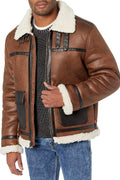 Levi's Men's Faux Shearling Rancher Aviator Jacket, used, size L - with | Sold by Uncle Wiener's Wholesale