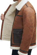 Levi's Men's Faux Shearling Rancher Aviator Jacket, used, size L - with | Sold by Uncle Wiener's Wholesale