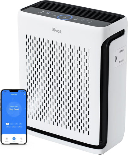 Levoit Vital 100S-P Smart HEPA Air Purifier | 1,073 sq. ft. - with | Sold by Uncle Wiener's Wholesale