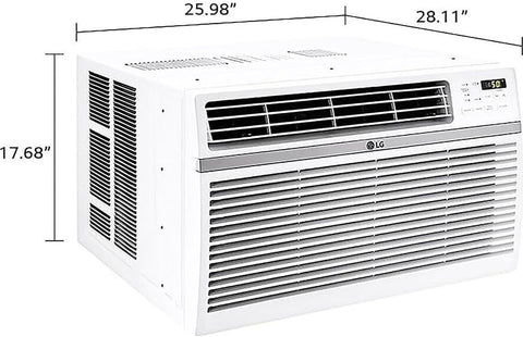 LG 18,000 BTU Smart Wi - Fi 230/208V Window Air Conditioner, White - with White | Sold by Uncle Wiener's Wholesale