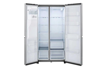 LG 27 cu.ft. Side - by - Side Refrigerator – Smooth Touch Dispenser, Door Cooling+ & SpacePlus Ice Maker LRSXS2706S - with | Sold by Uncle Wiener's Wholesale