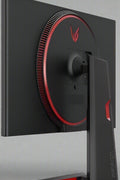 Front view of LG 32" UltraGear Gaming Monitor showing QHD gameplay visuals

Side/back view of LG UltraGear monitor showing ports and RGB design