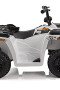 Licensed Arctic Cat 24V Ride - On ATV Quad Bike for Kids | Remote Control, LED Lights, EVA Wheels - with White Arctic Cat ATV | Sold by Uncle Wiener's Wholesale