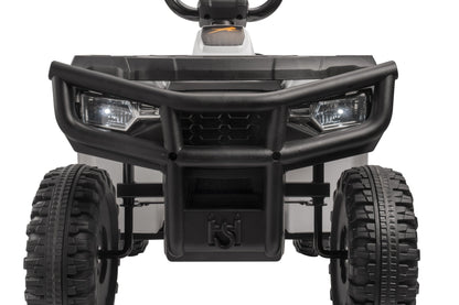 Licensed Arctic Cat 24V Ride - On ATV Quad Bike for Kids | Remote Control, LED Lights, EVA Wheels - with White Arctic Cat ATV | Sold by Uncle Wiener's Wholesale